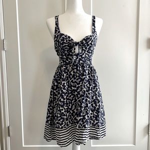 Nanette Lepore Sz Small Swim Cover Up Dress with Blue Cherries